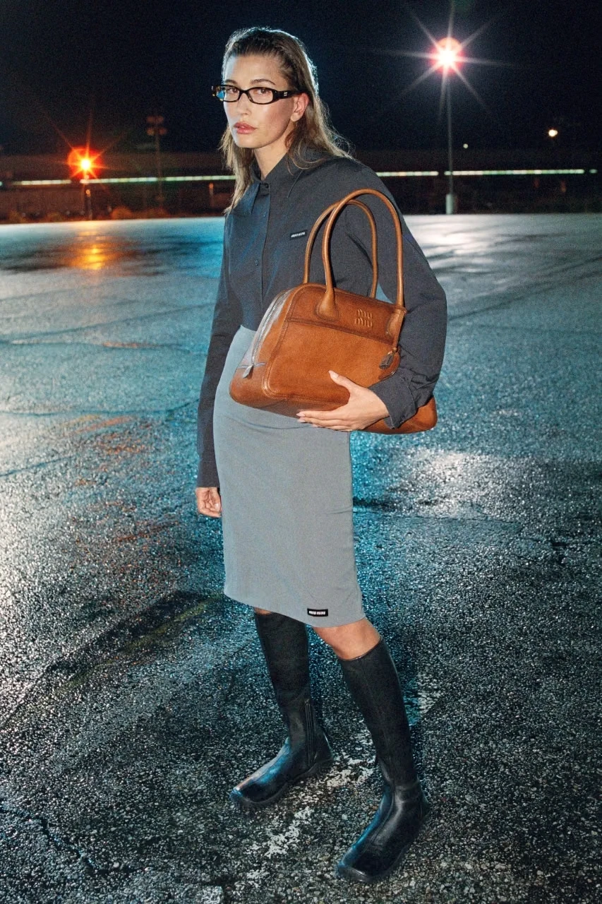 Гейлі Бібер для Miu Miu Гейлі Бібер для Miu Miu